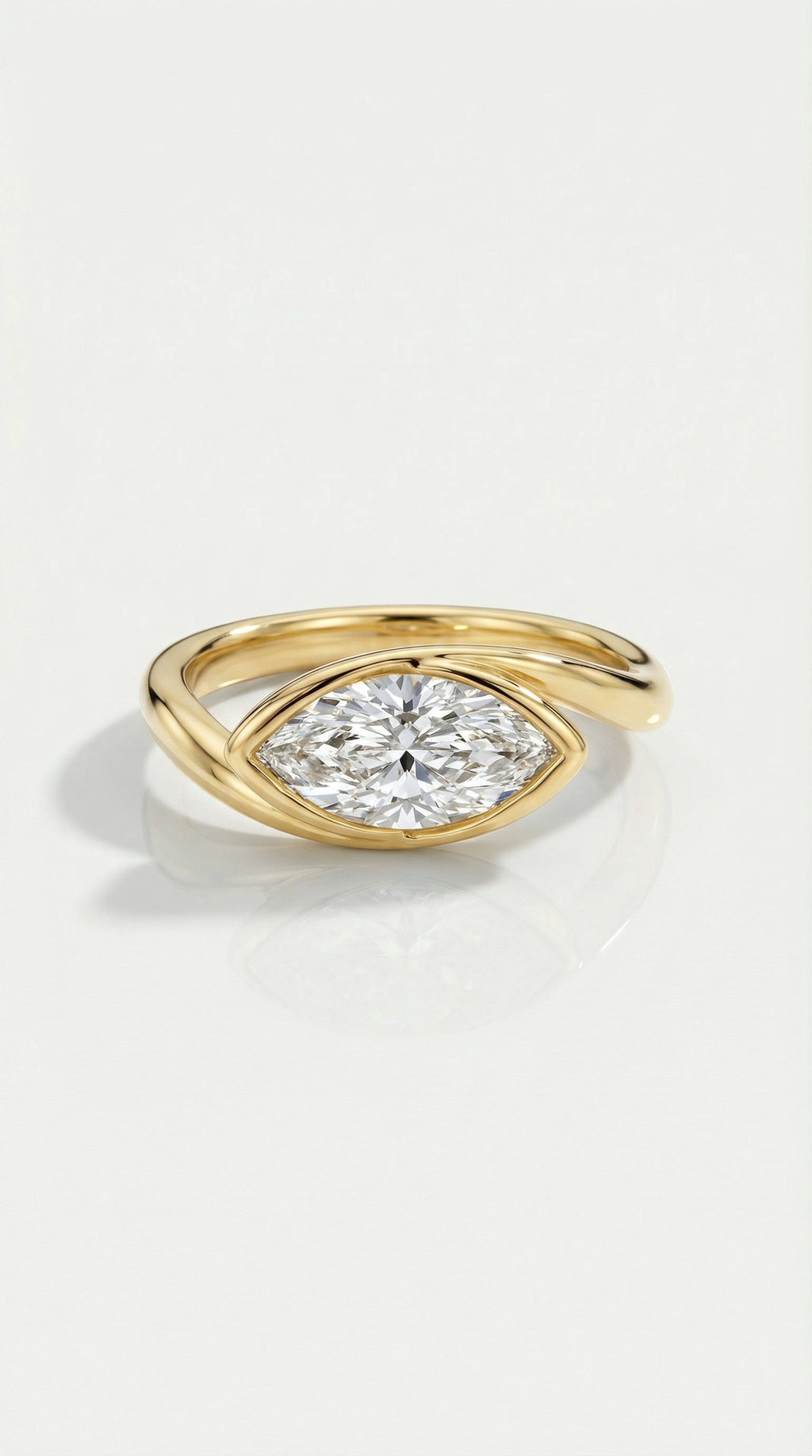 Solitaire Cathedral- 1.8 CT Cushion Lab Grown Diamond Wedding Band