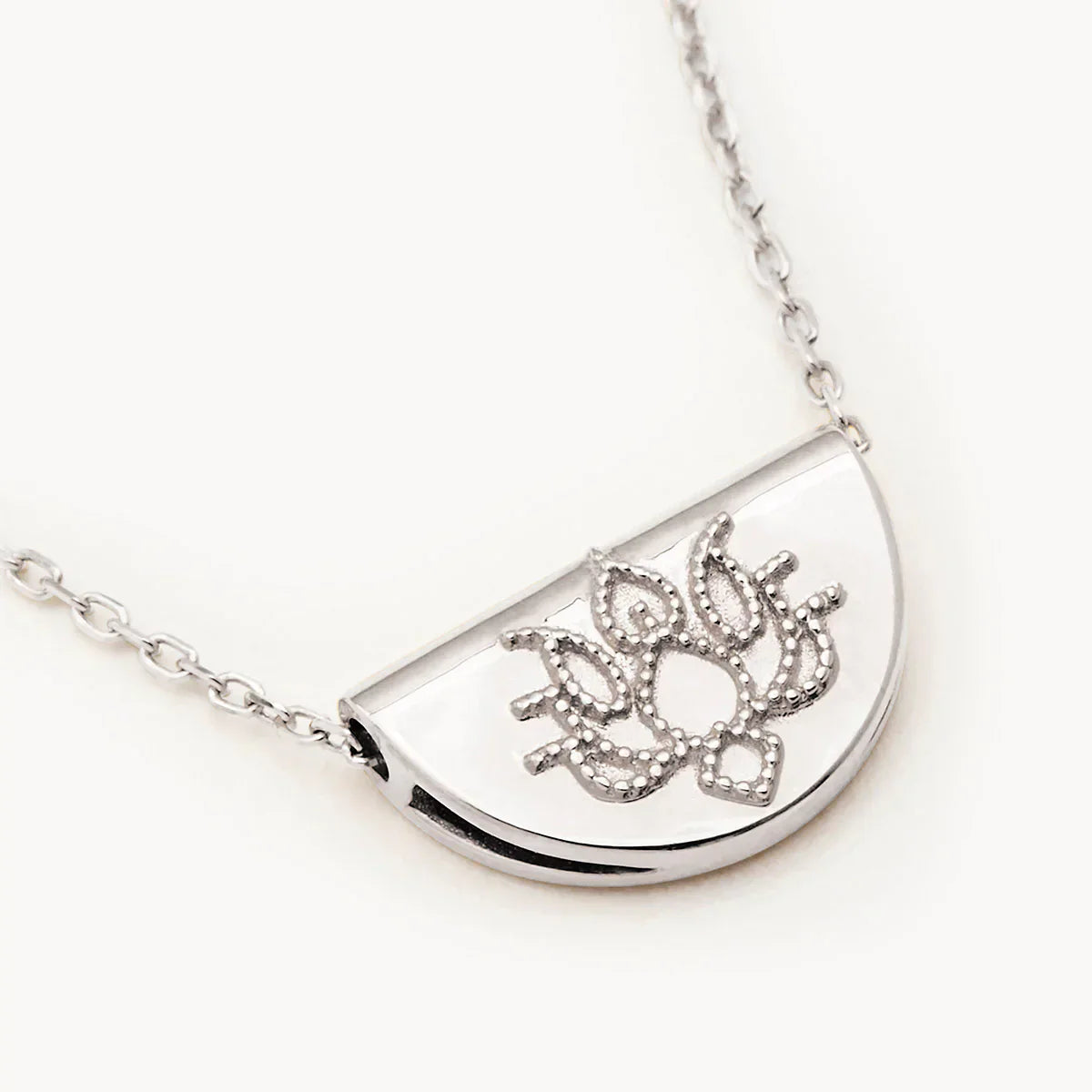 Elegant Gold Lotus Pendant Necklace 5