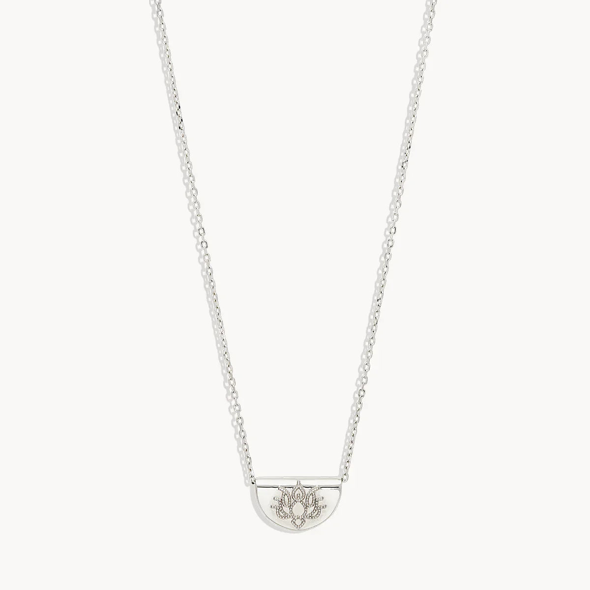 Elegant Gold Lotus Pendant Necklace 8