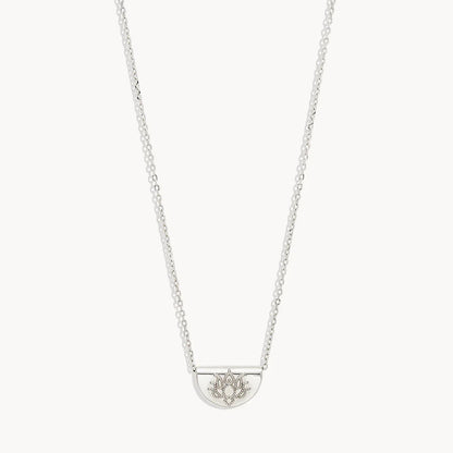Elegant Gold Lotus Pendant Necklace 8