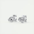 Load image into Gallery viewer, 1.0 TCW Emerald Cut Lab Grown Diamond Solitaire Stud Earrings
