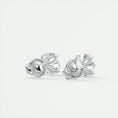 Load image into Gallery viewer, 1.0 TCW Round Lab Grown Diamond Solitaire Studs
