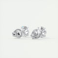 Load image into Gallery viewer, 1.0 TCW Round Lab Grown Diamond Solitaire Studs
