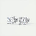 Load image into Gallery viewer, 1.0 TCW Round Lab Grown Diamond Solitaire Studs
