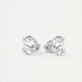 Load image into Gallery viewer, 1.0 TCW Oval Lab-Grown Diamond Solitaire Earrings
