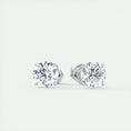 Load image into Gallery viewer, 1.0 TCW Round Lab Grown Diamond Solitaire Studs
