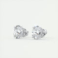 Load image into Gallery viewer, 1.0 TCW Oval Lab Grown Diamond Solitaire Studs
