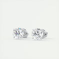 Load image into Gallery viewer, 1.0 TCW Round Lab Grown Diamond Solitaire Studs
