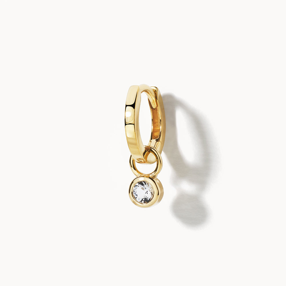 0.60 TCW Round Lab Grown Diamond Hoop Earrings 3