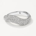 Load image into Gallery viewer, 0.30 TCW Round Lab Grown Diamond Curve Wedding Band
