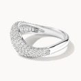 Load image into Gallery viewer, 0.30 TCW Round Lab Grown Diamond Curve Wedding Band
