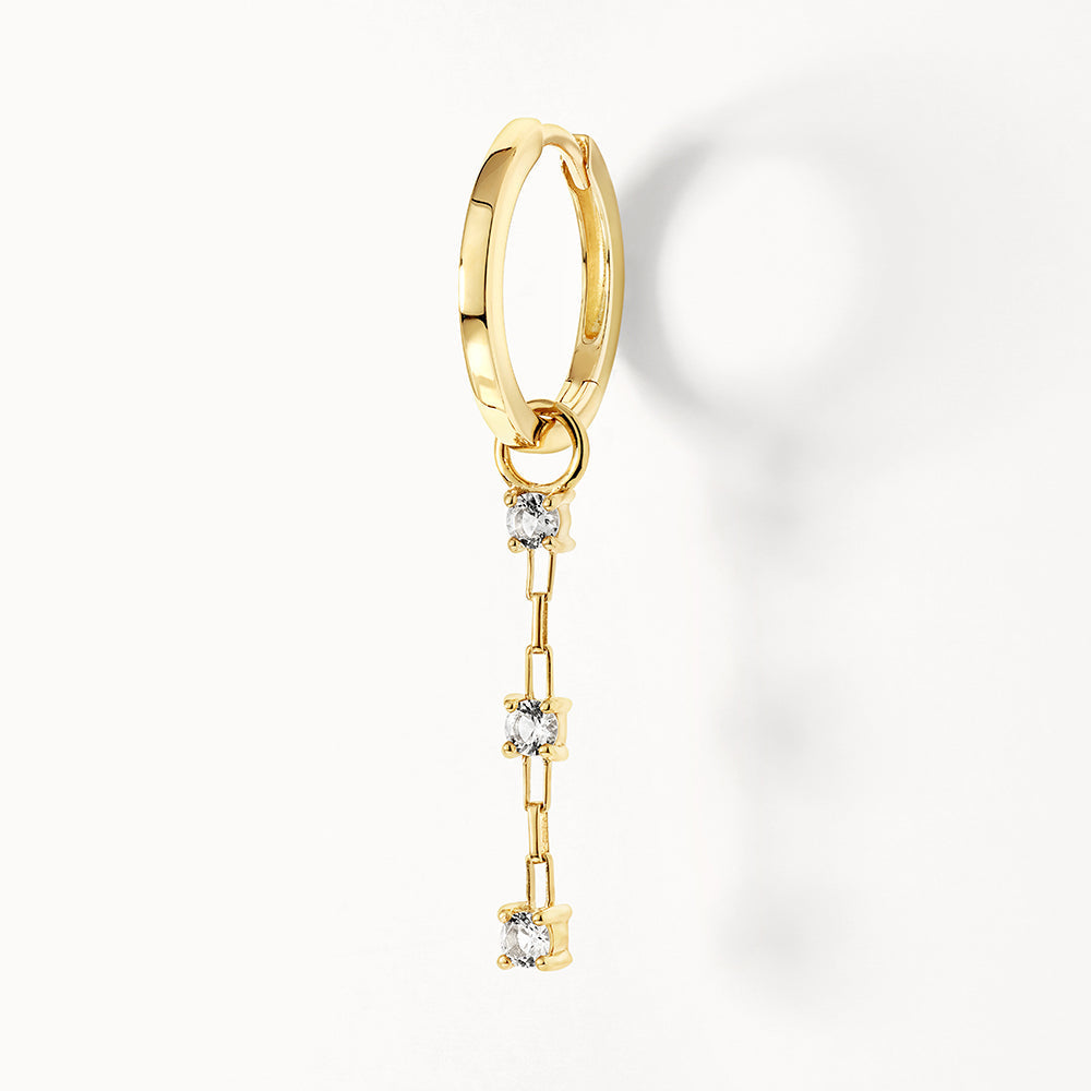 Elegant 0.11 TCW Round Lab Grown Diamond Lariat Earrings 4