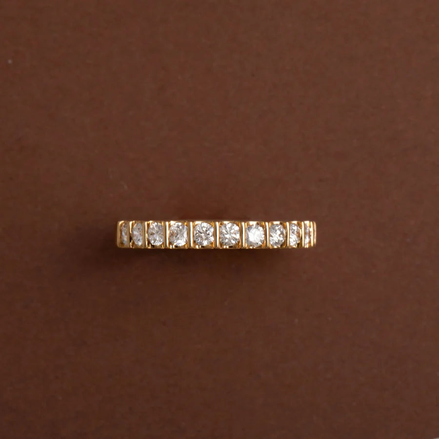 Curved- 0.25 CT Marquise Lab Grown Diamond Wedding Band