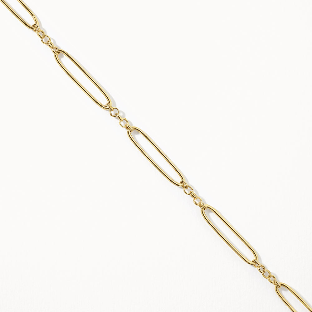 Elegant Oval Link Chain Bracelets 1