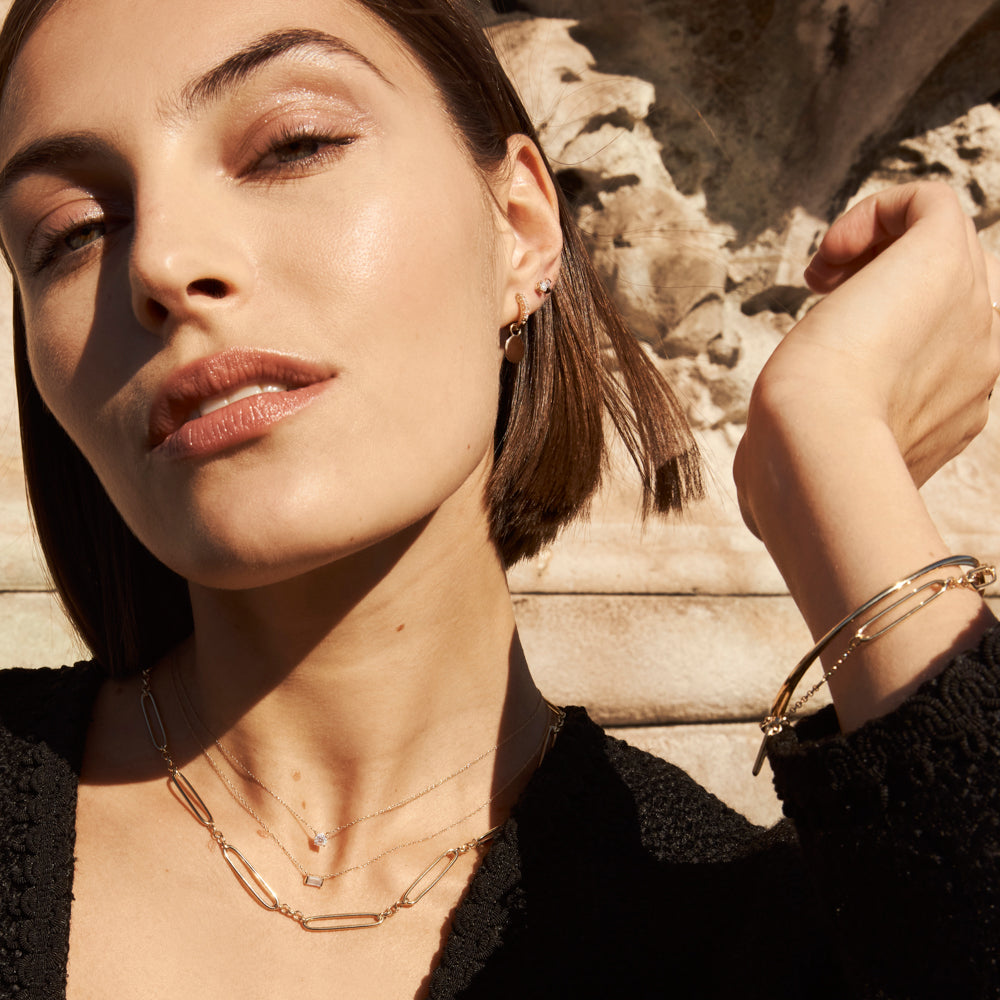 Elegant Oval Link Chain Bracelets 6