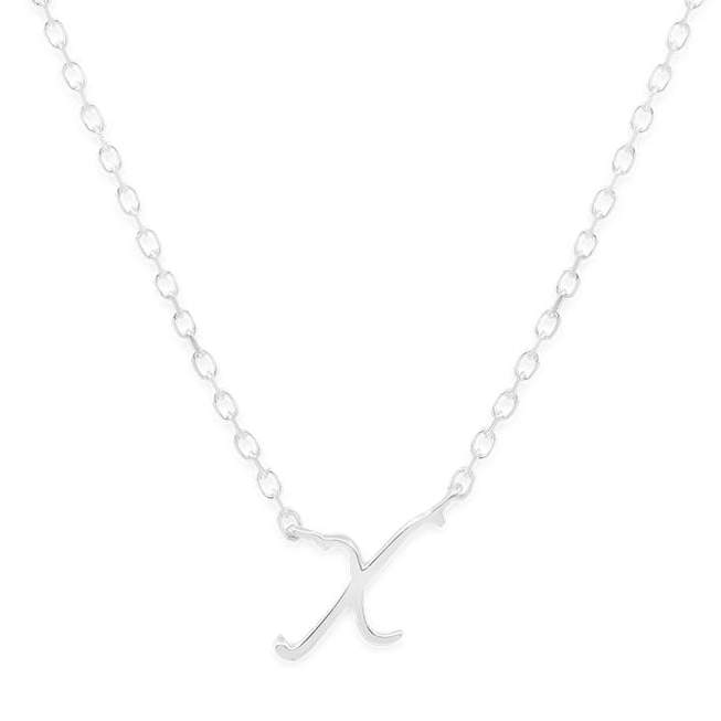 Simple Love Letter Initial Necklace 28