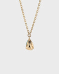 Load image into Gallery viewer, 0.50 CT Pear-Cut Emerald Lab-Made Diamond Necklace in Gold Setting
