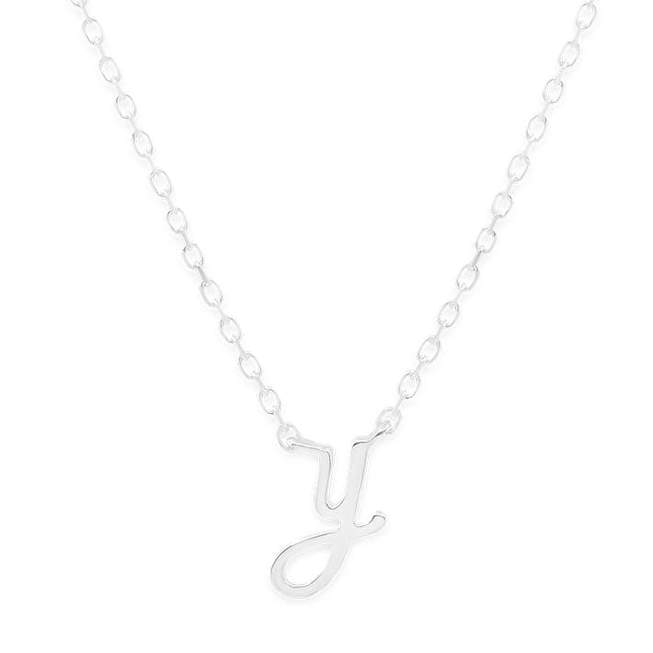 Simple Love Letter Initial Necklace 29