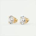 Load image into Gallery viewer, 1.0 TCW Oval Lab Grown Diamond Solitaire Studs
