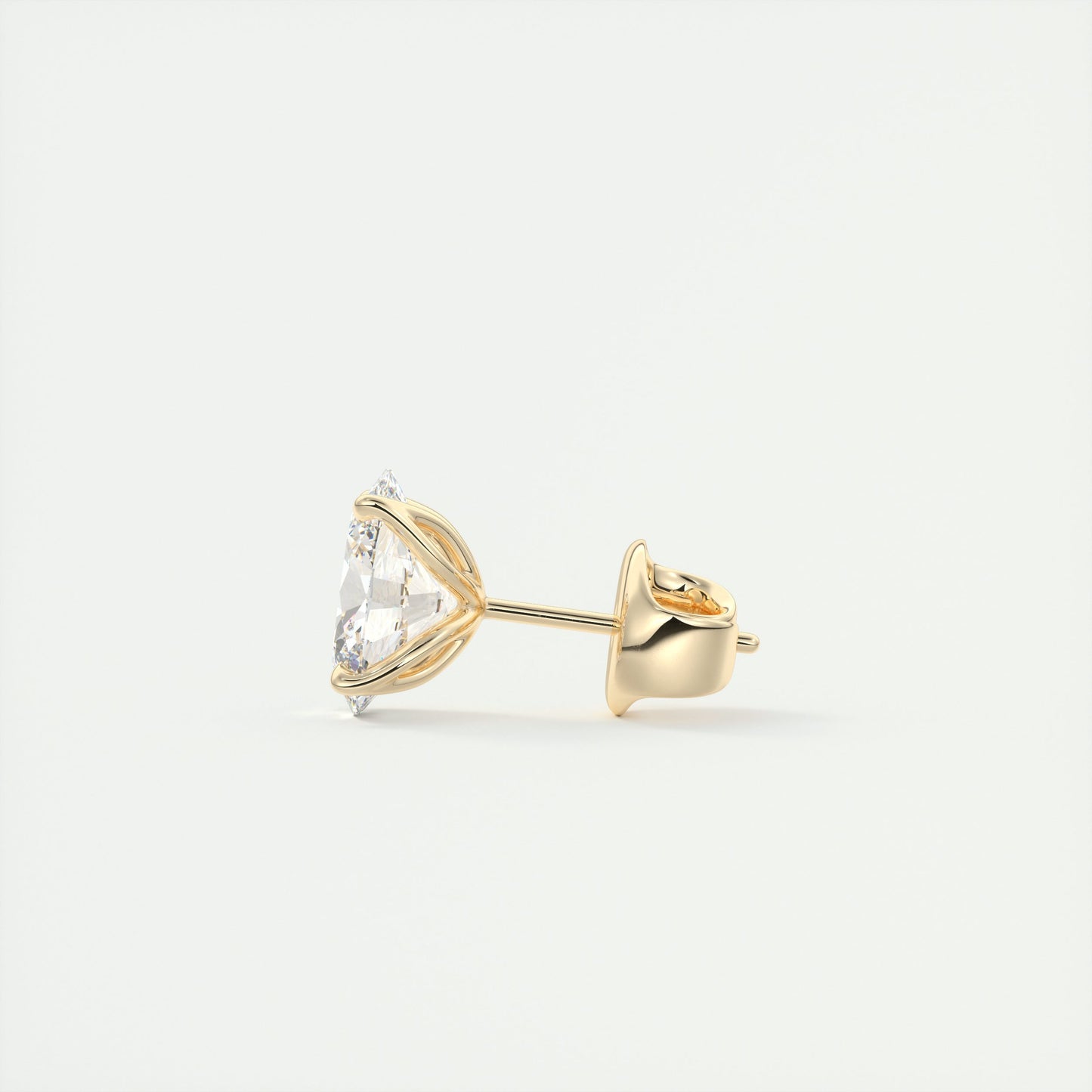 1.0 TCW Oval Lab-Grown Diamond Solitaire Earrings 12