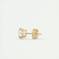 Load image into Gallery viewer, 1.0 TCW Round Lab Grown Diamond Solitaire Stud Earrings
