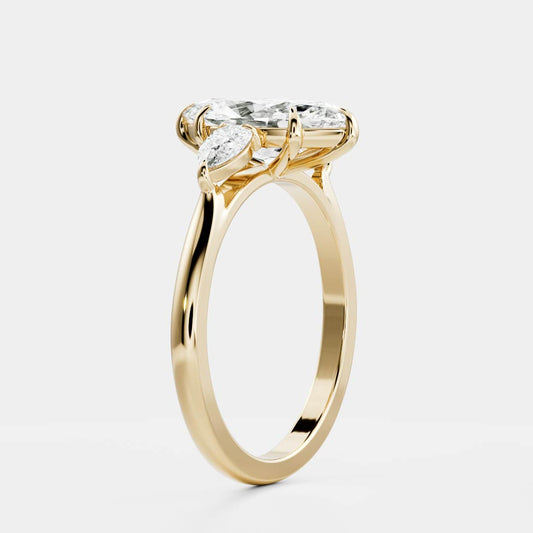 Solitaire-Oval Lab Grown Diamond Engagement Ring