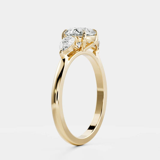 Solitaire- 1.0 CT Oval Moissanite Engagement Ring