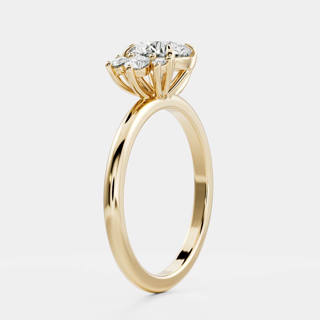 Solitaire- 1.0 CT Oval Moissanite Engagement Ring