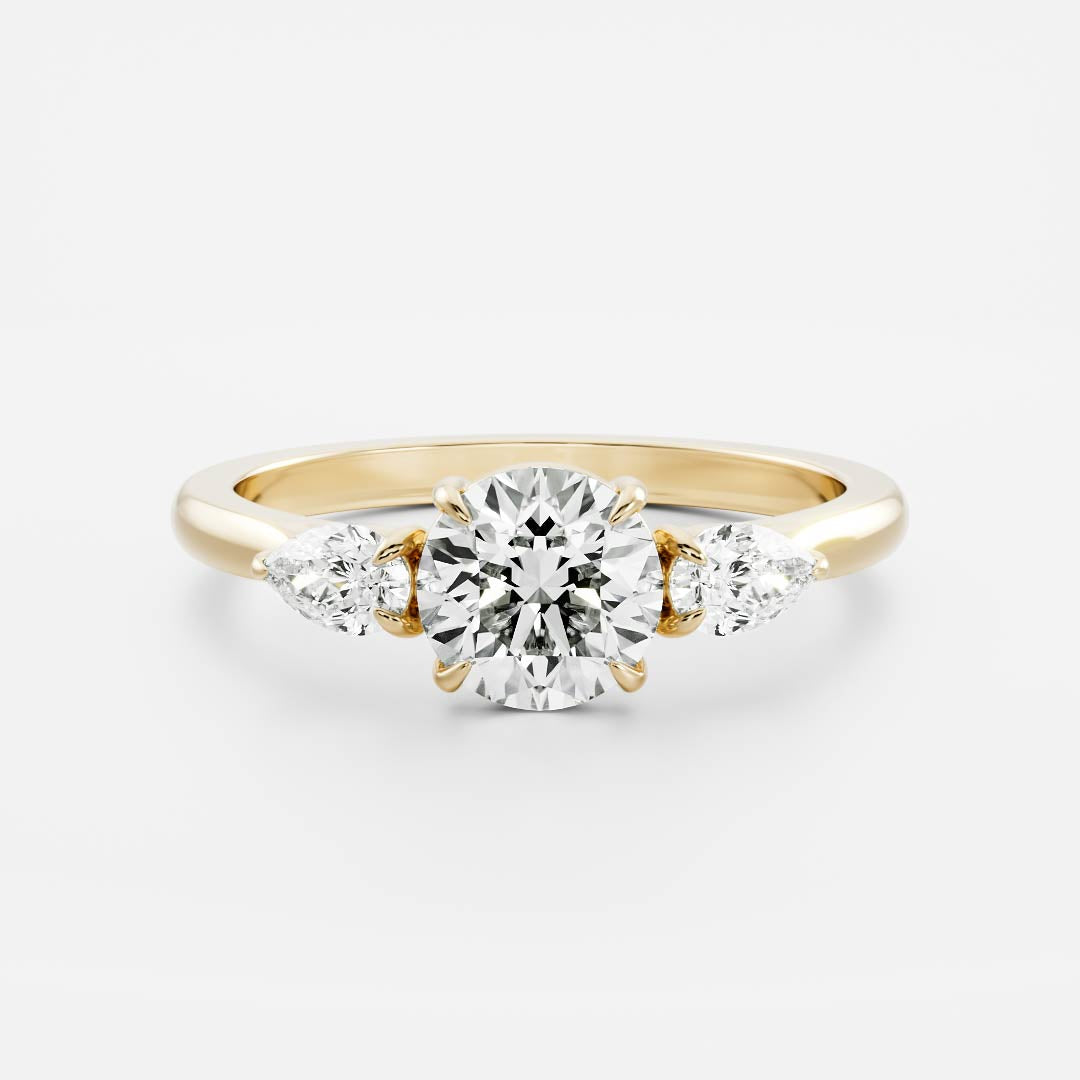 Solitaire- 1.0 CT Oval Moissanite Engagement Ring