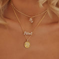 Load image into Gallery viewer, 0.25 TCW Round Lab-Grown Diamond Zodiac Name Necklace Collection
