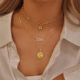 Load image into Gallery viewer, 0.25 TCW Round Lab-Grown Diamond Zodiac Name Necklace Collection
