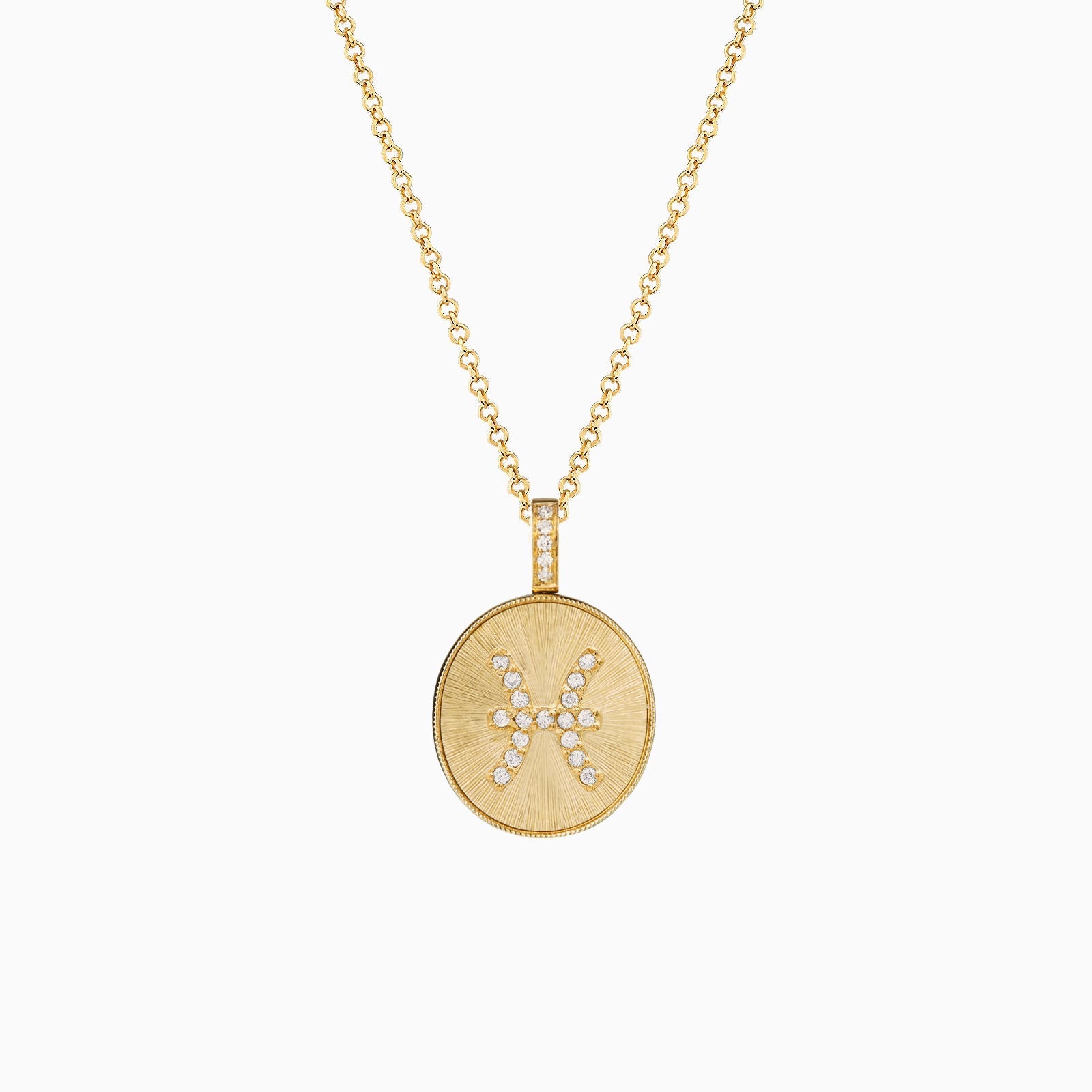 Elegant 0.25 TCW Lab-Grown Diamond Pisces Zodiac Pendant 1